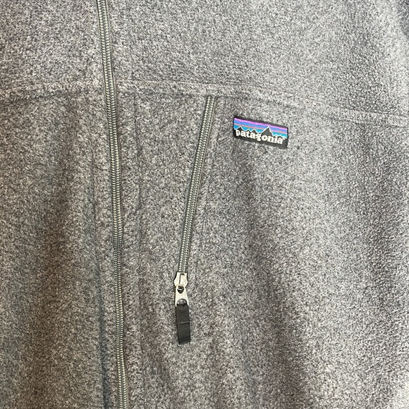 Patagonia Synchilla Fleece Jacket Size Large Gray Full Zip - Picture 2 of 5